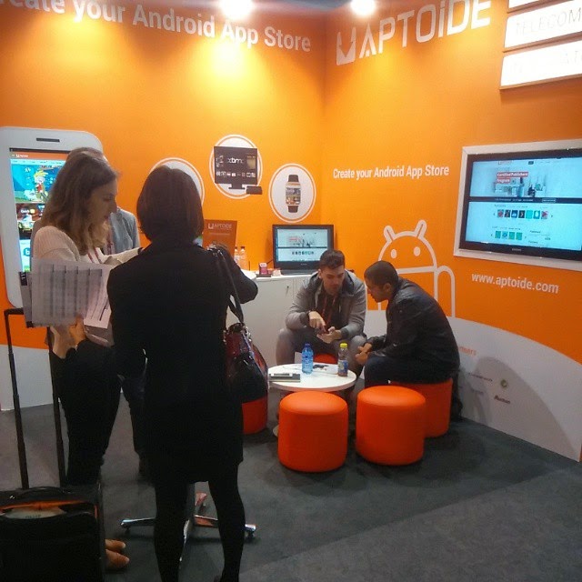We're at the Mobile World Congress, in Barcelona