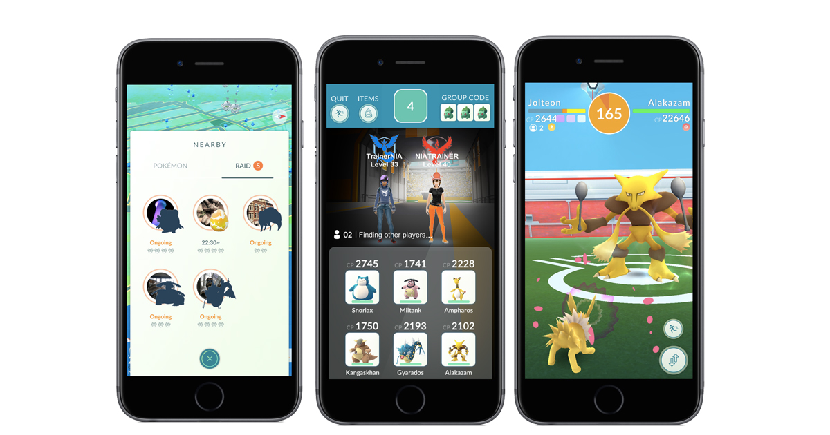 Raid Battles and New Gym Features are Coming! – Pokémon GO